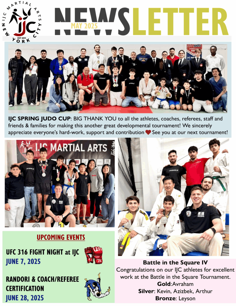 Newsletter - IJC Martial Arts Flushing